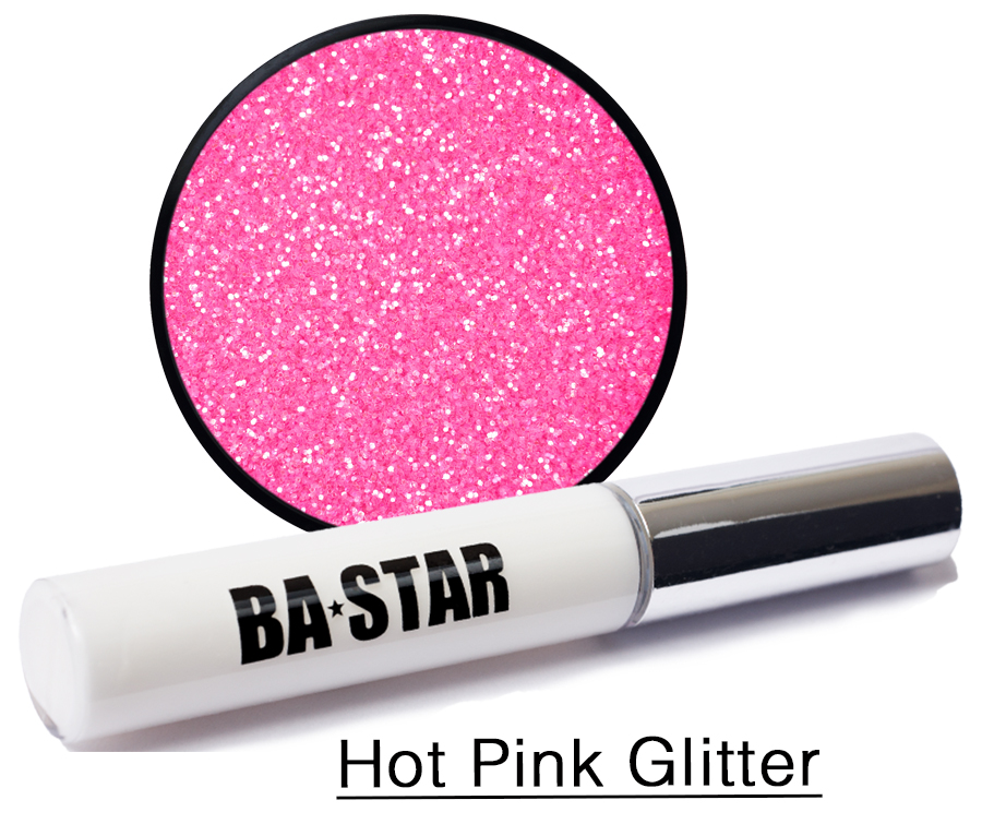 Hot Pink Glitter Makeup & Glue Kit